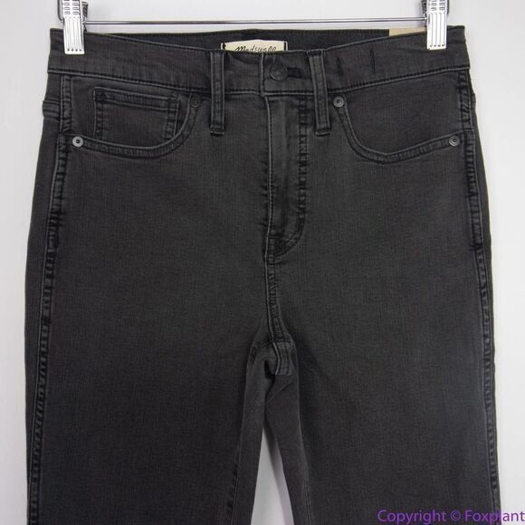 NEW Madewell Petite Stovepipe Jeans in Banberry Wash: Raw-Hem, P27 - Picture 4 of 16